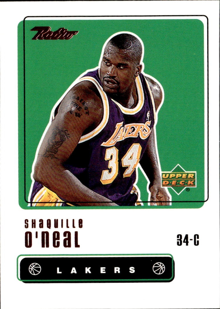 1999 Upper Deck Retro Shaquille O'Neal graded slab