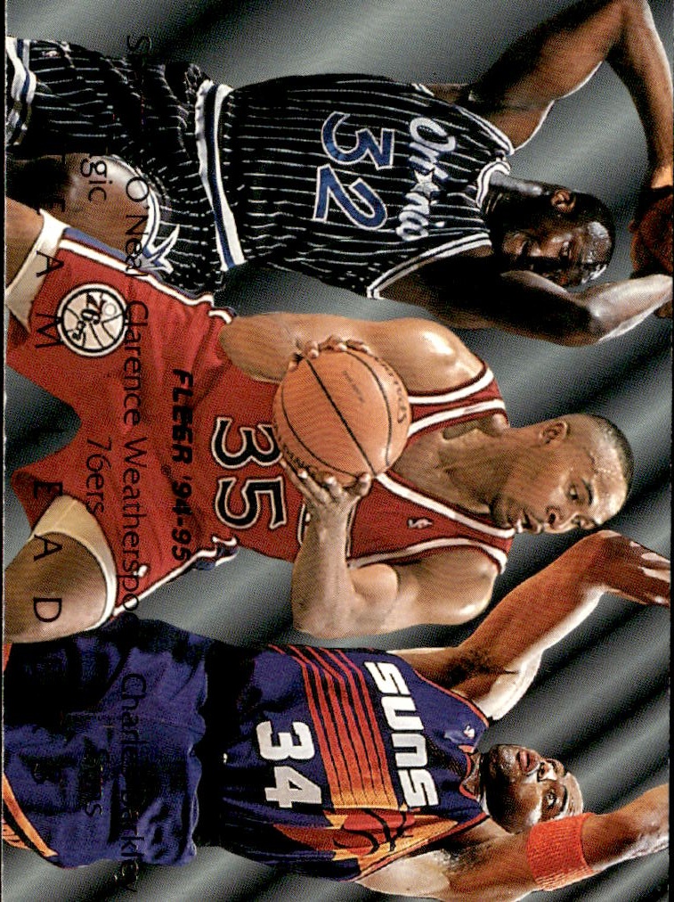 1994 Fleer O'Neal / Weatherspoon / Barkley graded slab