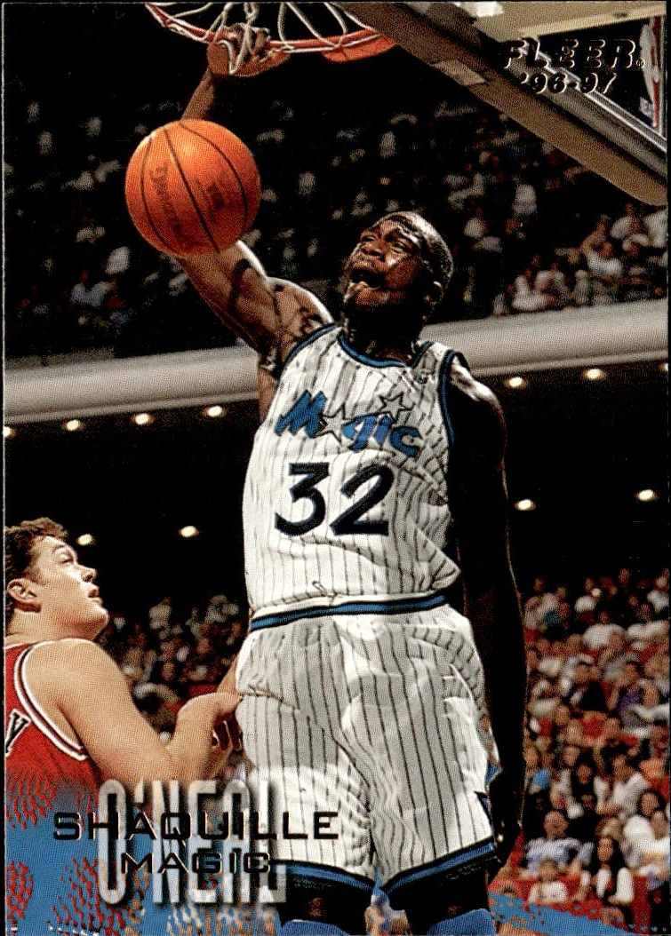 1996 Fleer Shaquille O'Neal graded slab
