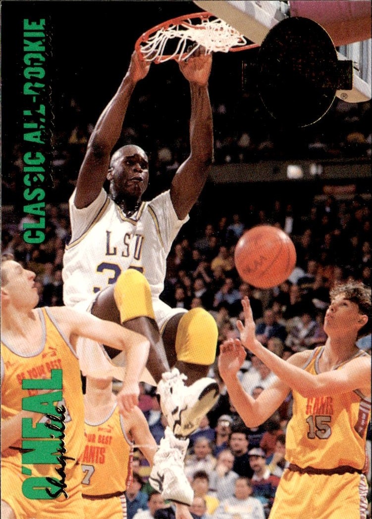 1993 Classic 4 Sport Shaquille O'Neal graded slab