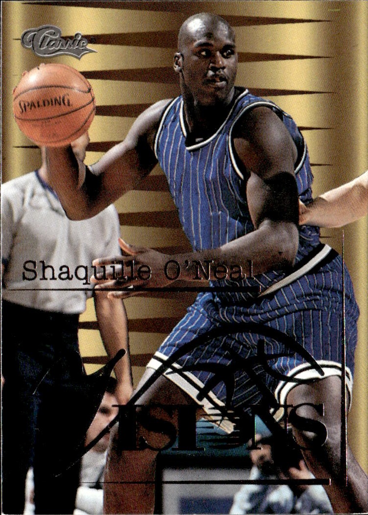 1995 Classic Visions Shaquille O'Neal graded slab