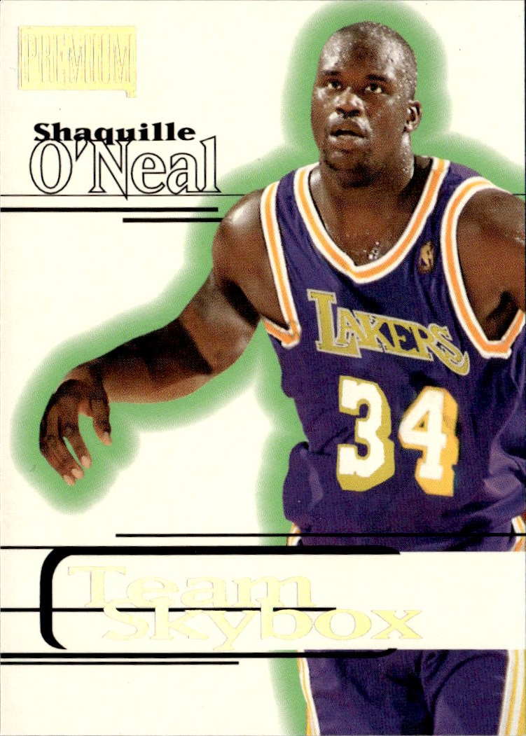 1997 Skybox Premium Shaquille O'Neal graded slab