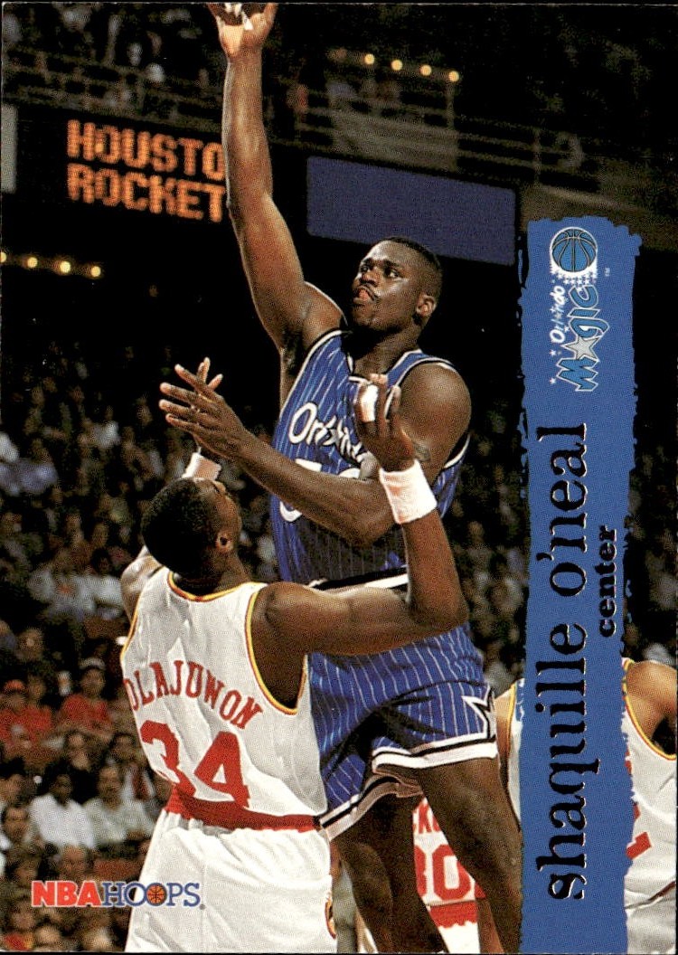 1995 Hoops Shaquille O'Neal graded slab
