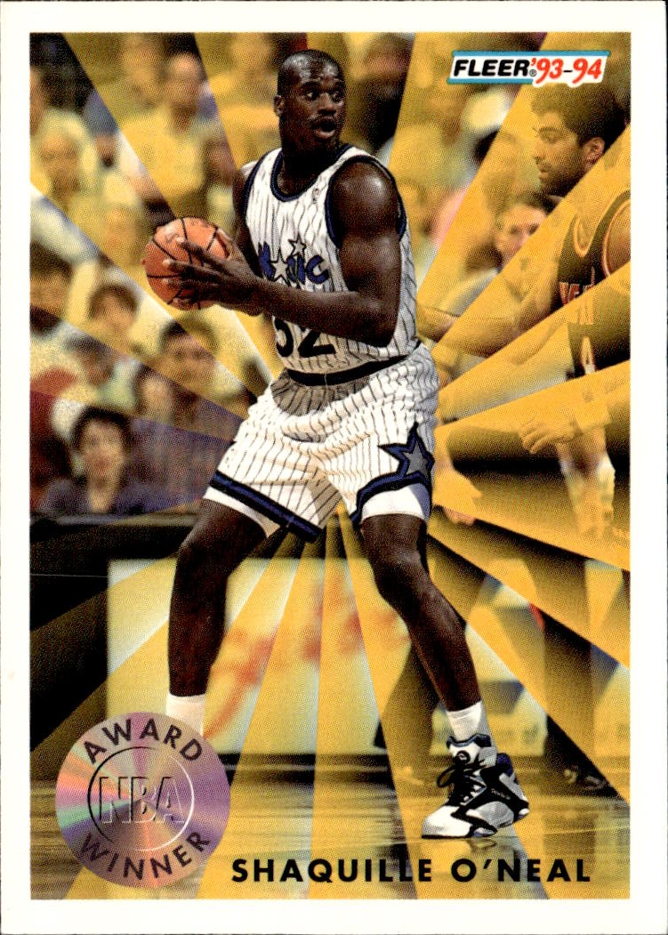 1993 Fleer Shaquille O'Neal graded slab