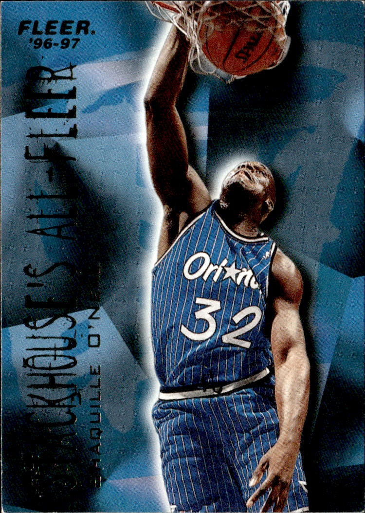 1996 Fleer Shaquille O'Neal graded slab