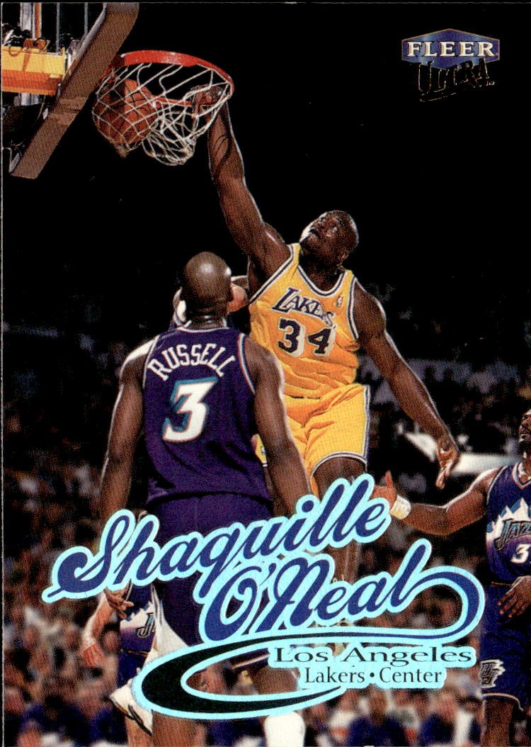 1998 Ultra Shaquille O'Neal graded slab