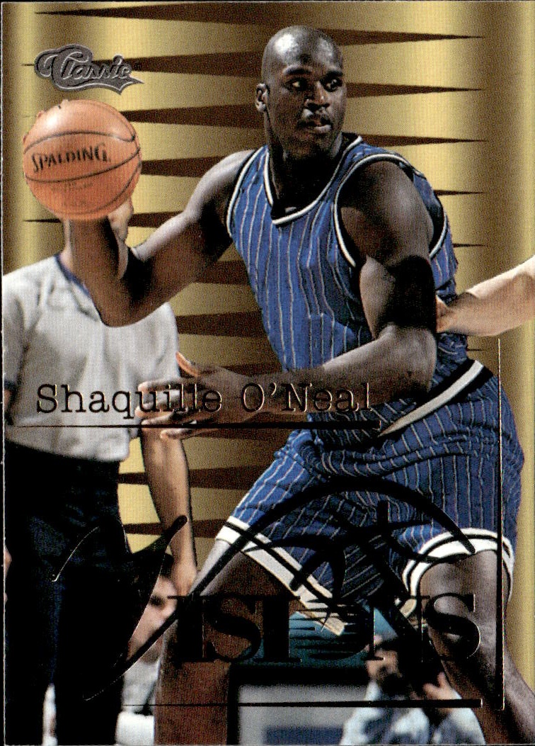 1995 Classic Visions Shaquille O'Neal graded slab