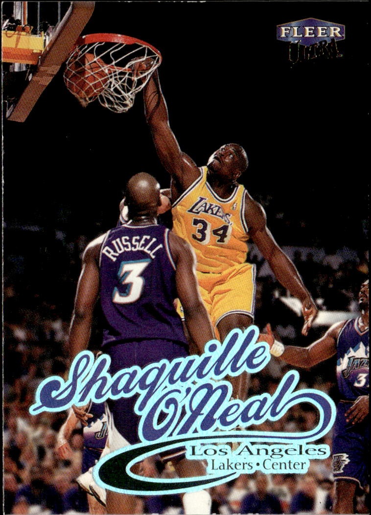 1998 Ultra Shaquille O'Neal graded slab