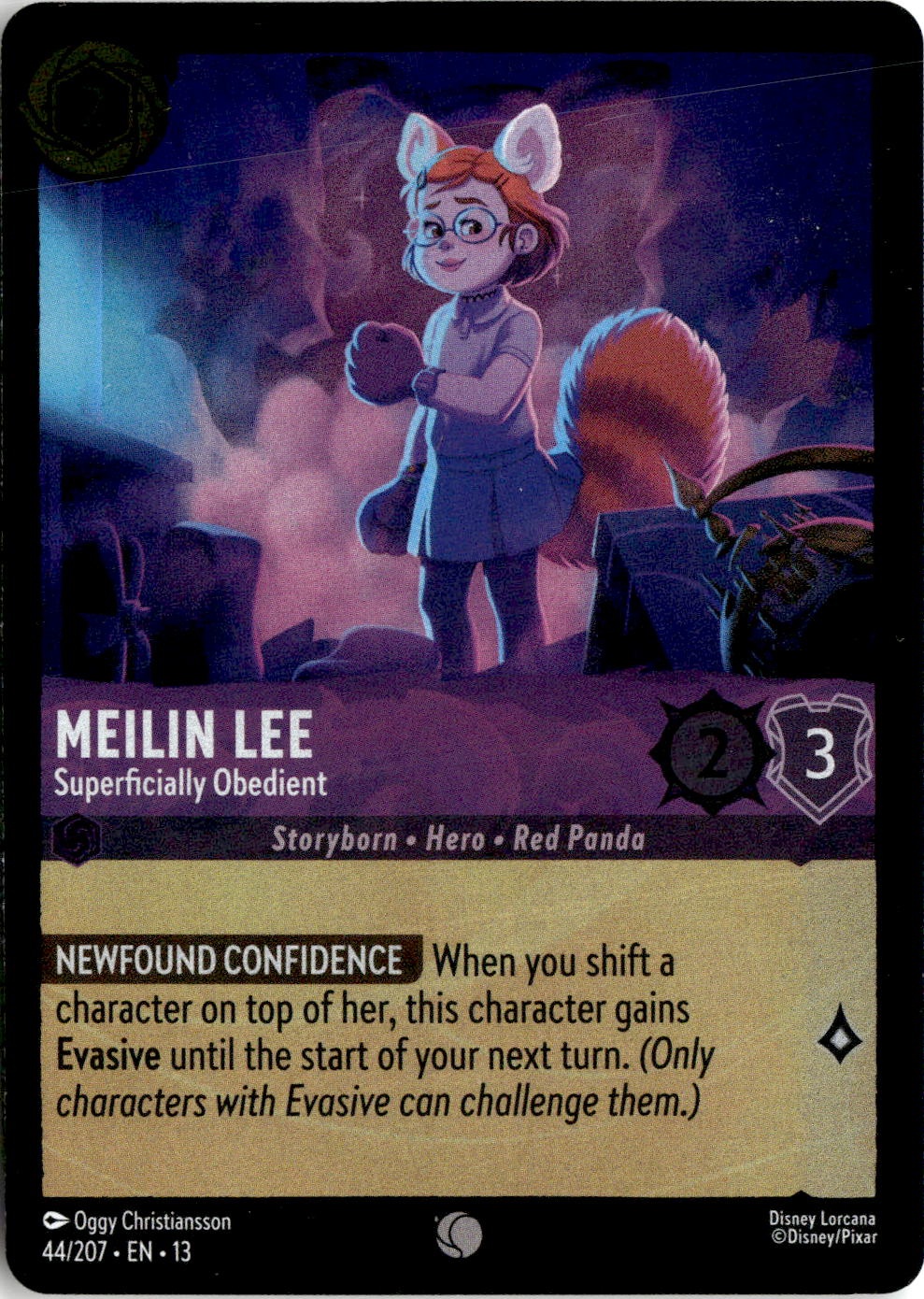 2026 Disney Lorcana En 13 Meilin Lee graded slab