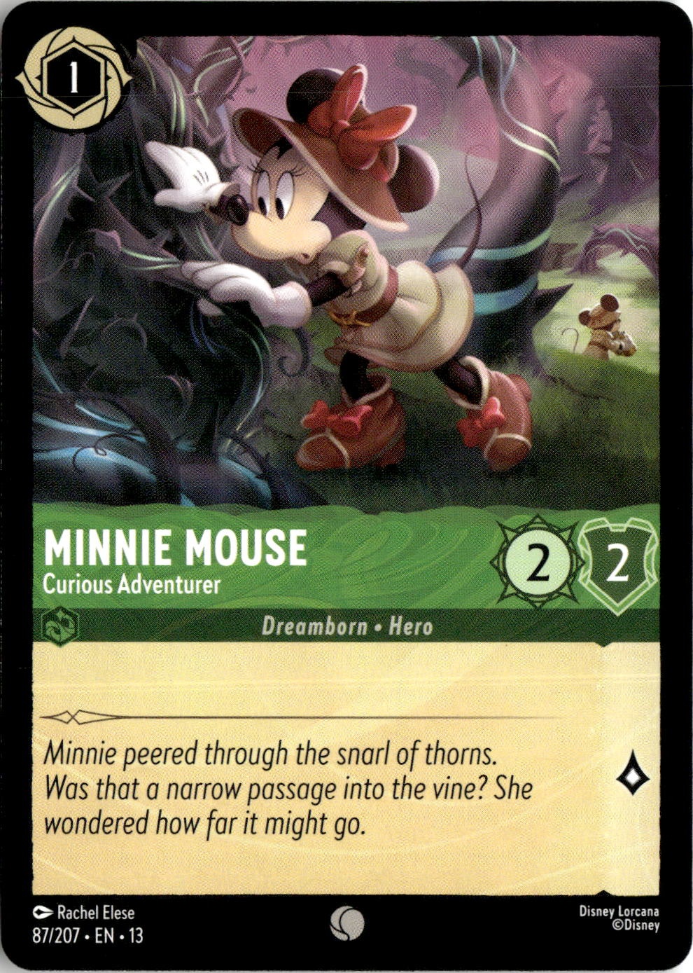 2026 Disney Lorcana En 13 Minnie Mouse graded slab