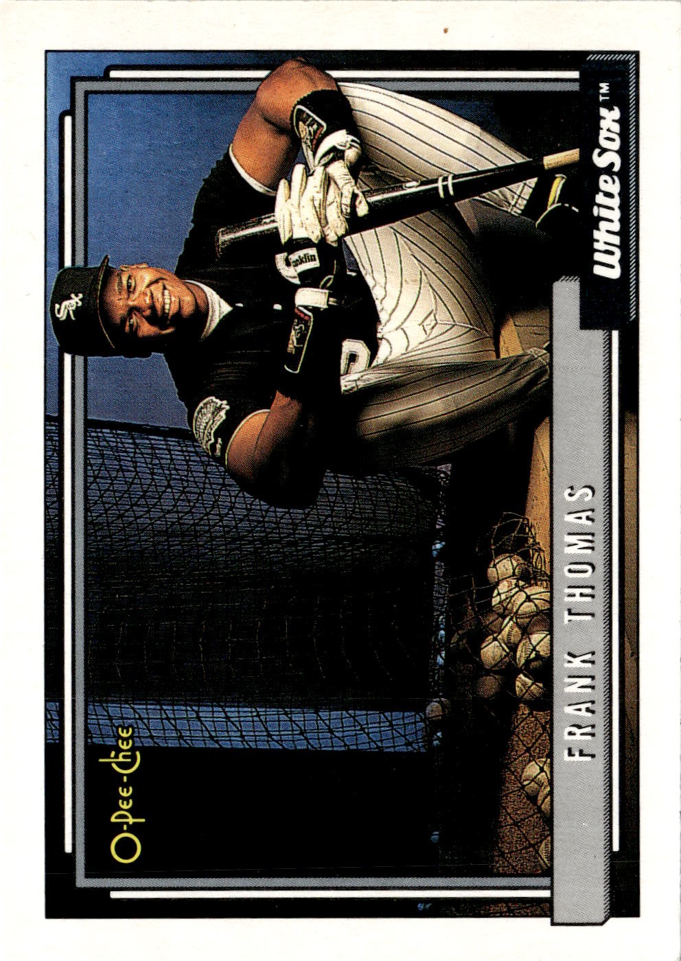1992 O Pee Chee Frank Thomas graded slab