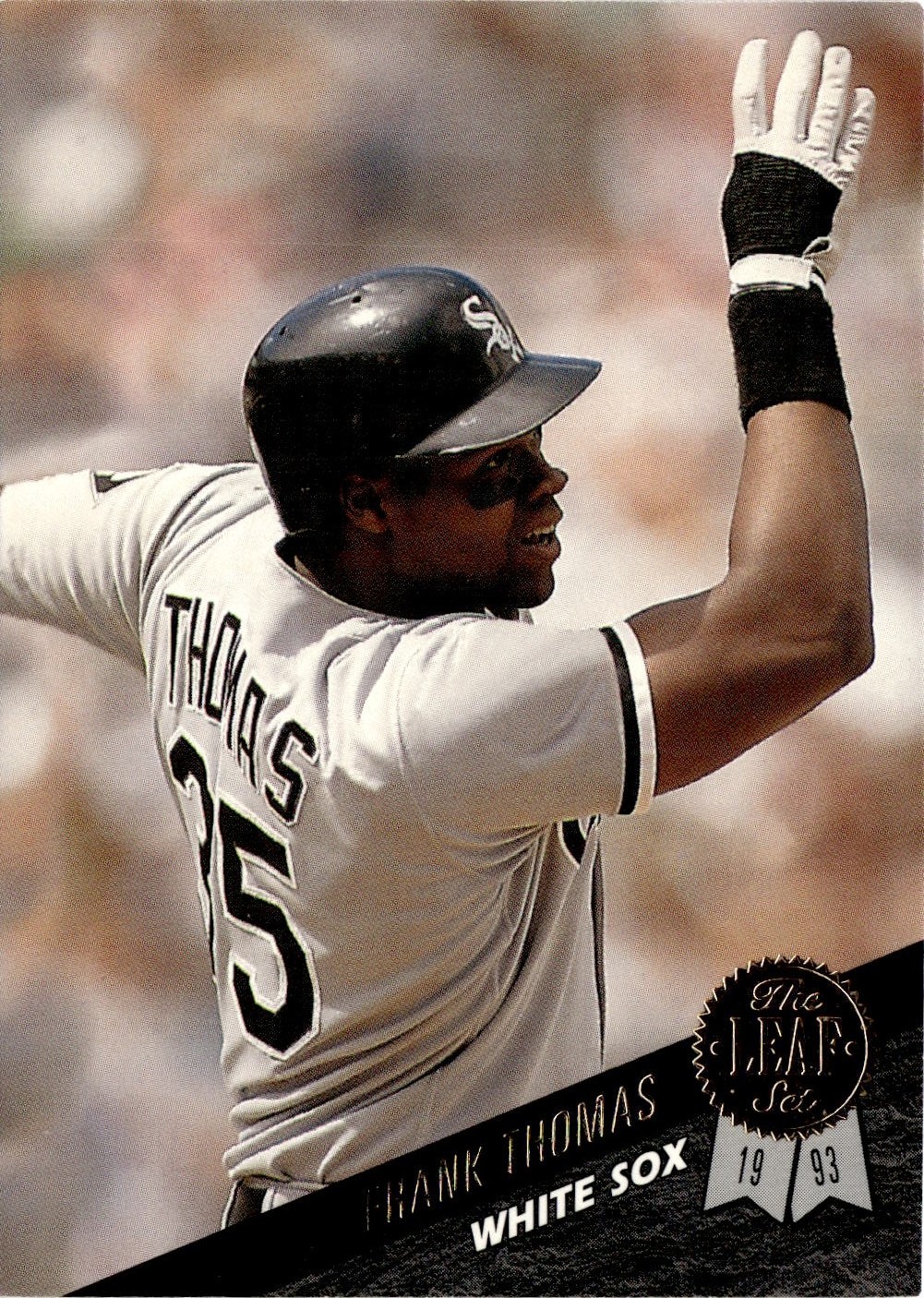 1993 Leaf Frank Thomas graded slab
