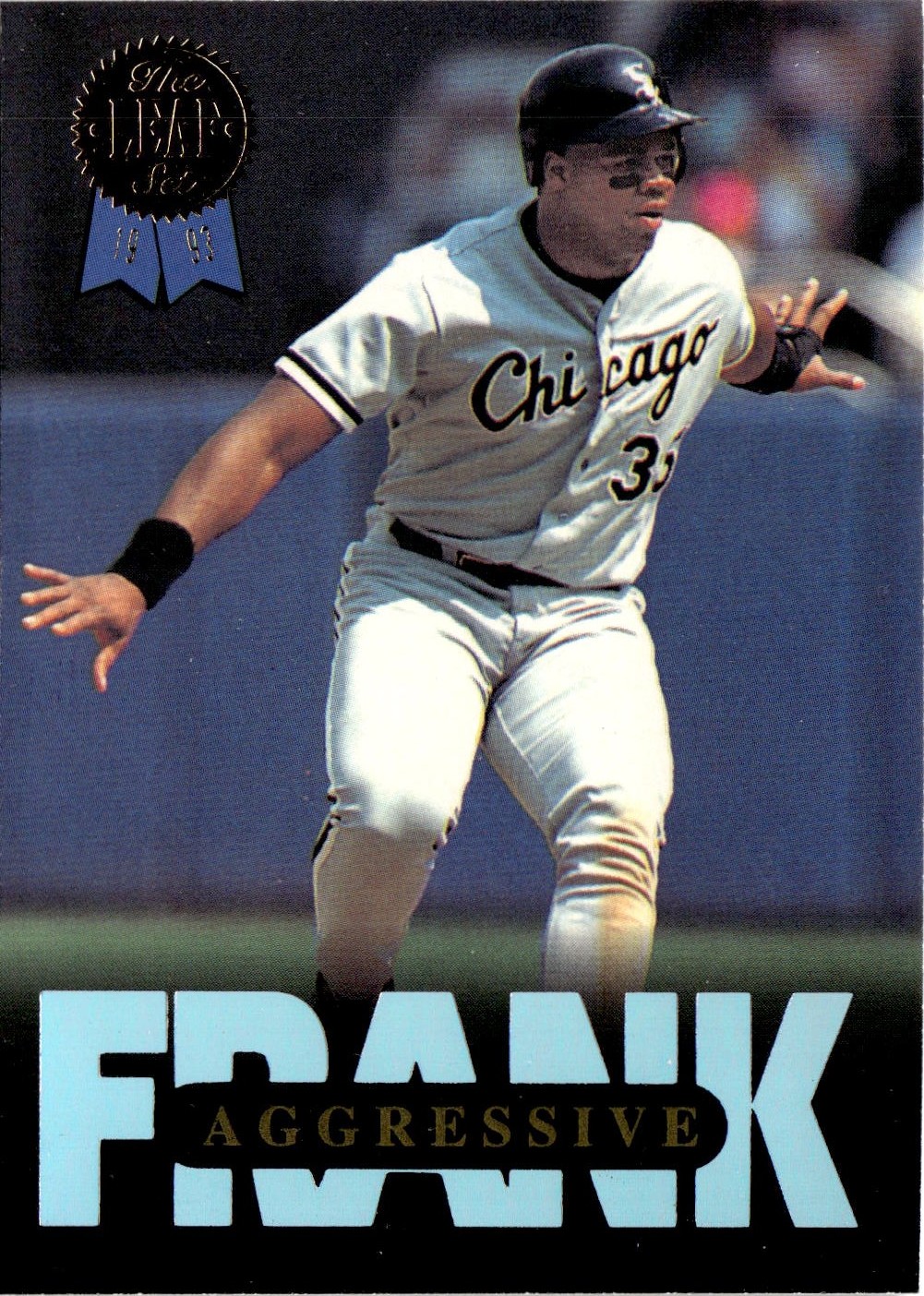 1993 Leaf Frank Thomas graded slab