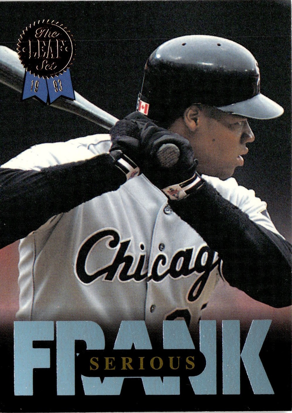 1993 Leaf Frank Thomas graded slab