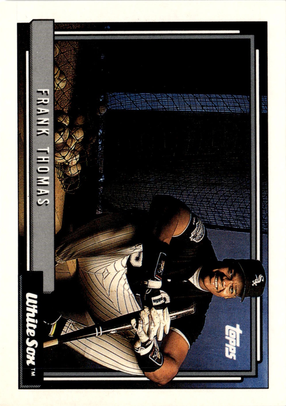 1992 Topps Frank Thomas graded slab