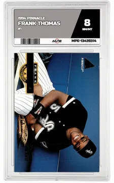 1994 PINNACLE #1 FRANK THOMAS MPE 8 NM/MT — graded card up for auction