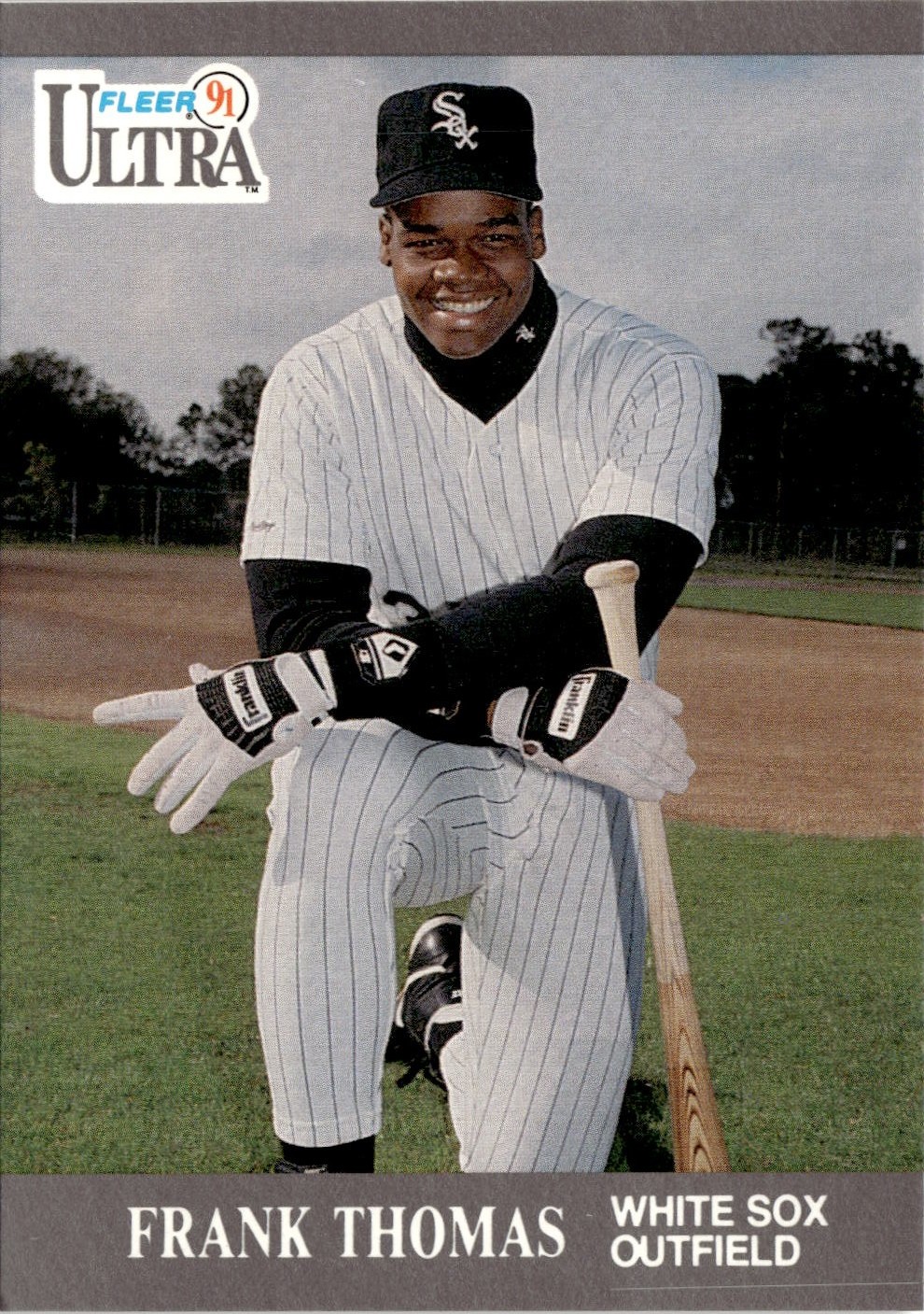 1991 Ultra Frank Thomas graded slab