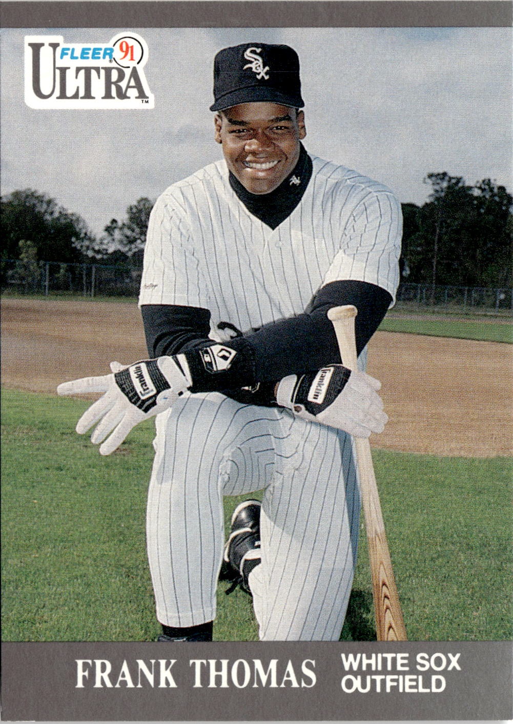 1991 Ultra Frank Thomas graded slab
