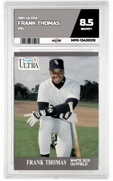 1991 ULTRA #85 FRANK THOMAS MPE 8.5 NM/MT+ — graded card up for auction