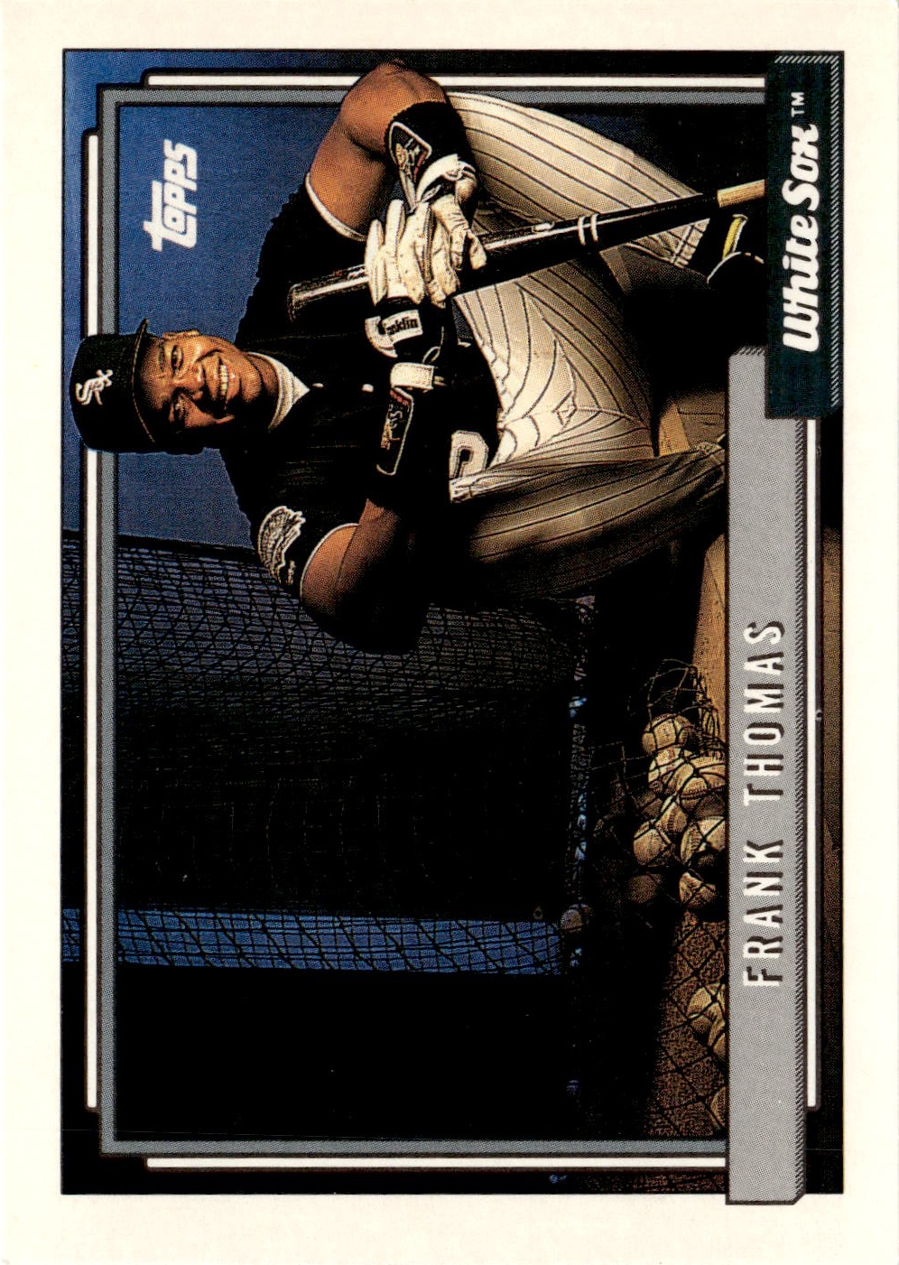 1992 Topps Frank Thomas graded slab