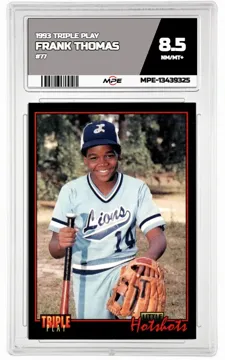 1993 TRIPLE PLAY #77 FRANK THOMAS MPE 8.5 NM/MT+ — graded card up for auction