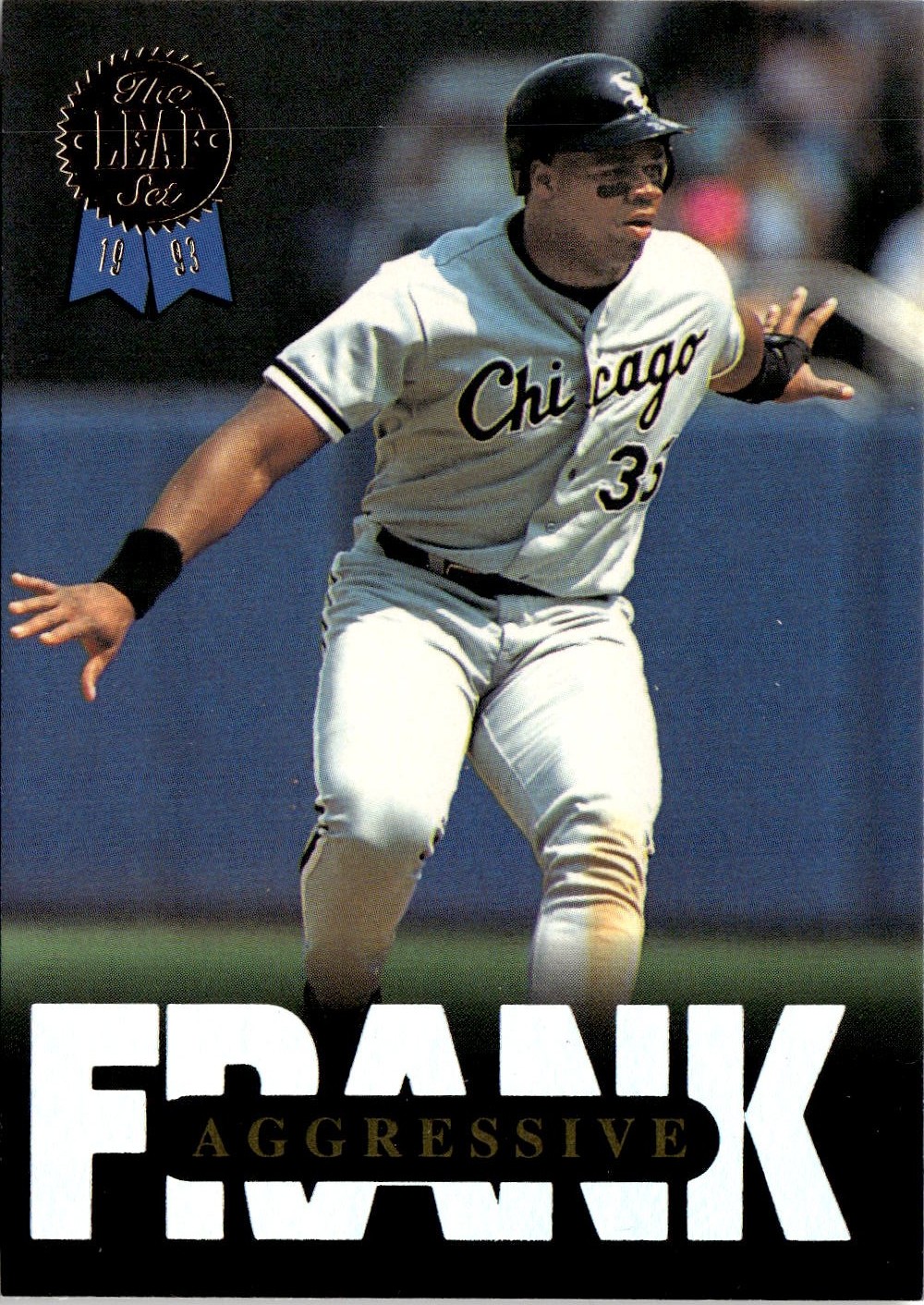 1993 Leaf Frank Thomas graded slab