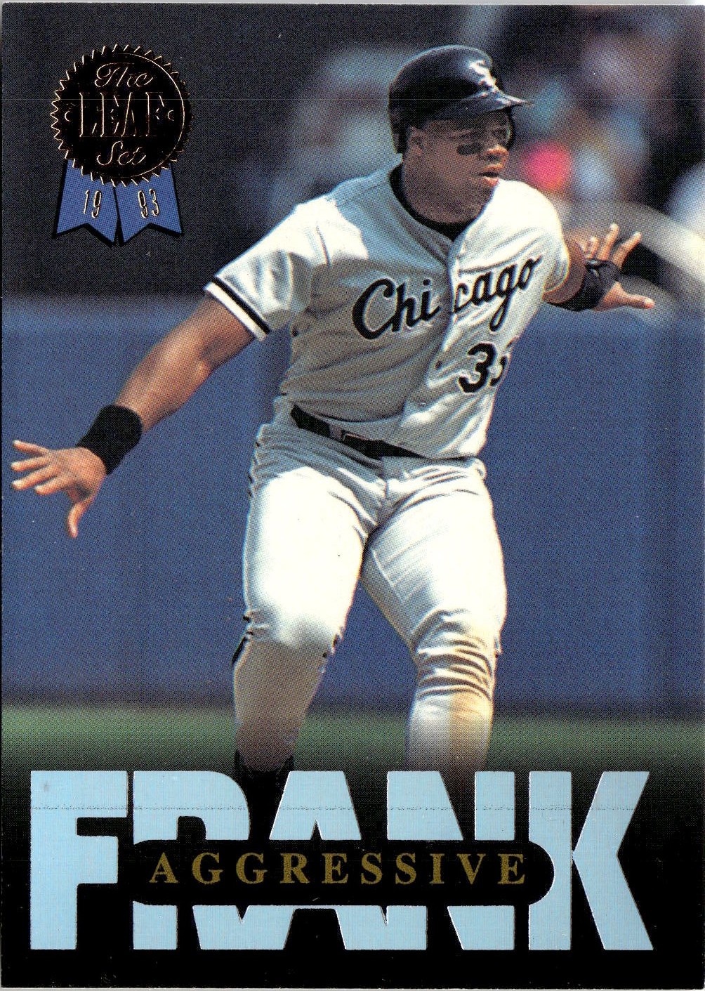 1993 Leaf Frank Thomas graded slab