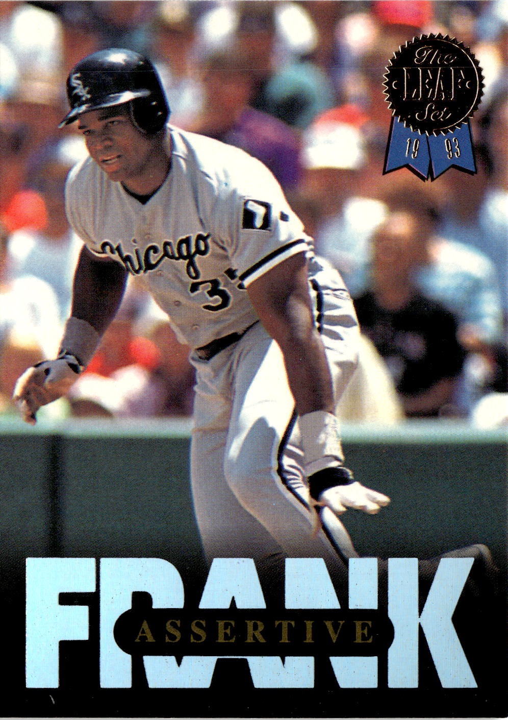 1993 Leaf Frank Thomas graded slab