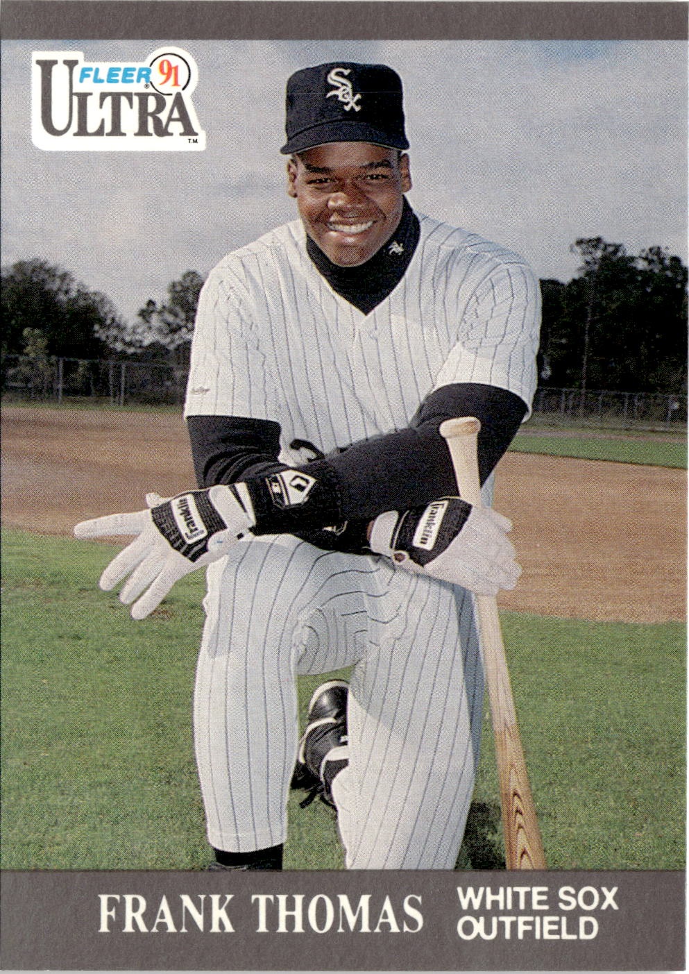 1991 Ultra Frank Thomas graded slab