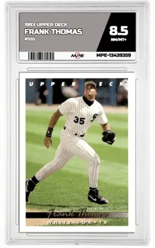 1993 UPPER DECK #555 FRANK THOMAS MPE 8.5 NM/MT+ — graded card up for auction