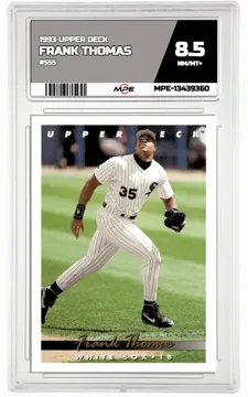 1993 UPPER DECK #555 FRANK THOMAS MPE 8.5 NM/MT+ — graded card up for auction