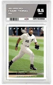 1993 UPPER DECK #555 FRANK THOMAS MPE 9.5 MINT+ — graded card up for auction