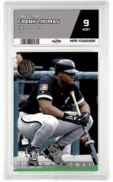 1995 ULTRA GOLD MEDALLION #34 FRANK THOMAS MPE 9 MINT — graded card up for auction
