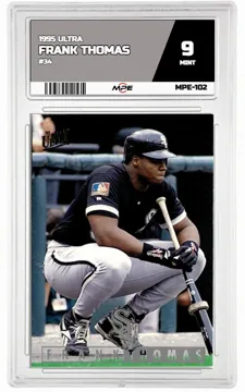 1995 ULTRA #34 FRANK THOMAS MPE 9 MINT — graded card up for auction