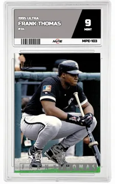 1995 ULTRA #34 FRANK THOMAS MPE 9 MINT — graded card up for auction