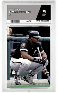 1995 ULTRA #34 FRANK THOMAS MPE 9 MINT — graded card up for auction
