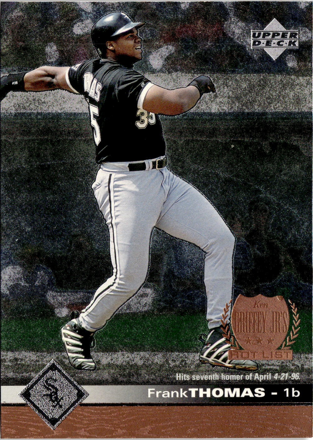 1997 Upper Deck Frank Thomas graded slab