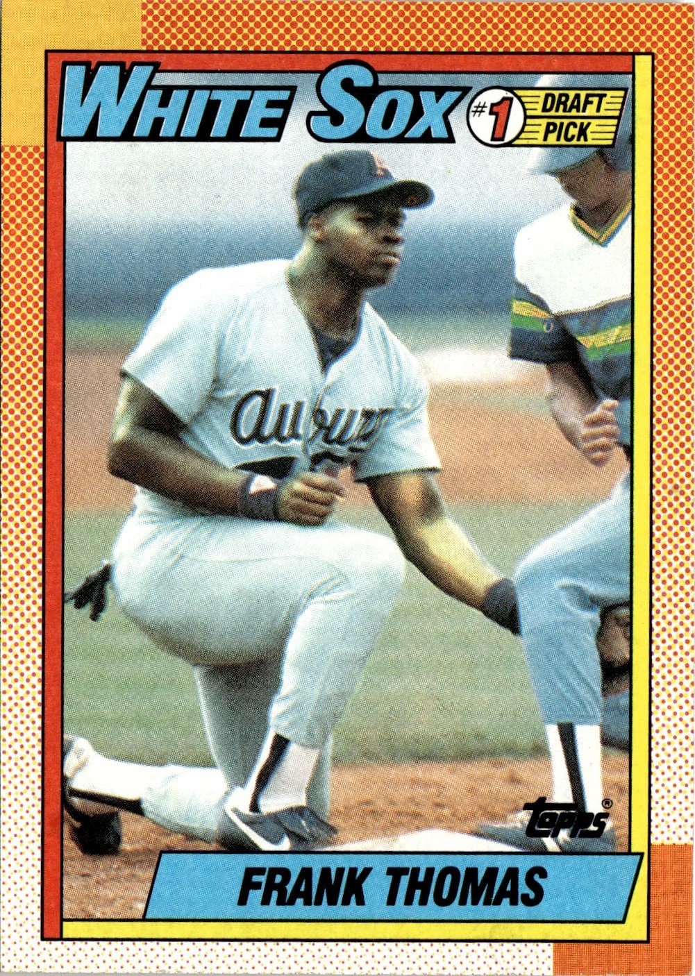 1990 Topps Frank Thomas graded slab