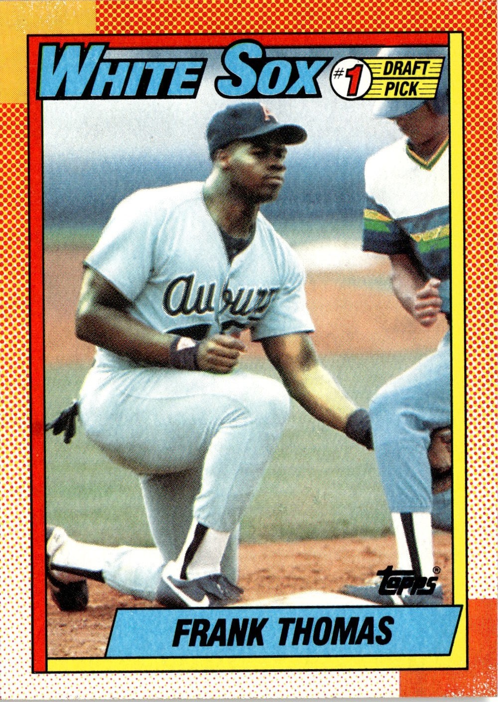 1990 Topps Frank Thomas graded slab