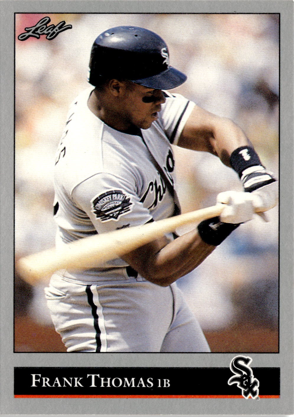 1992 Leaf Frank Thomas graded slab
