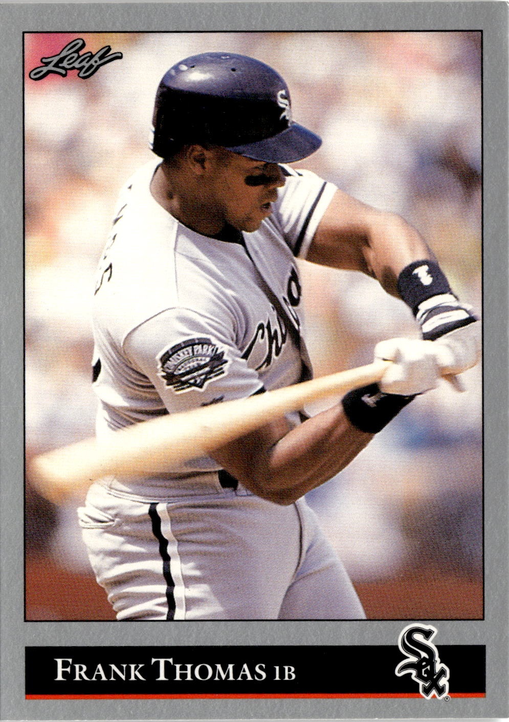 1992 Leaf Frank Thomas graded slab