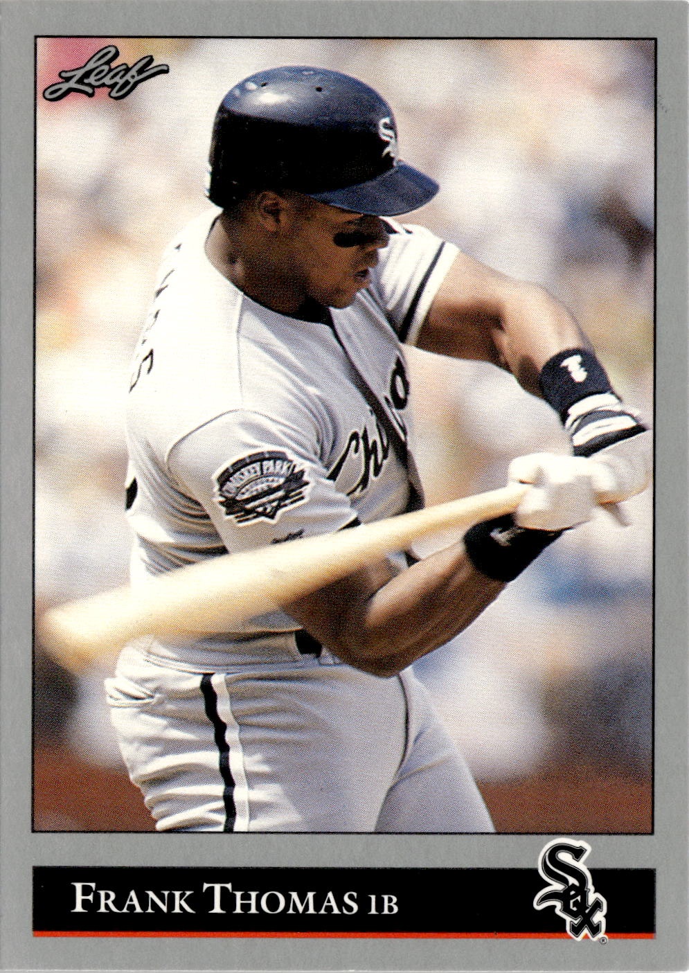 1992 Leaf Frank Thomas graded slab