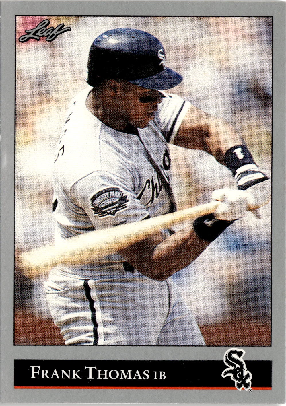 1992 Leaf Frank Thomas graded slab
