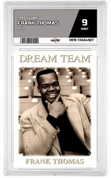 1993 SCORE #541 FRANK THOMAS MPE 9 MINT — graded card up for auction
