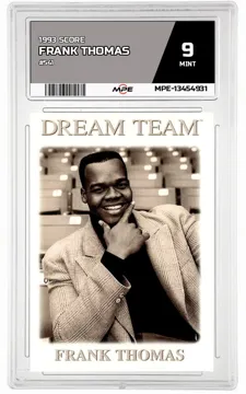 1993 SCORE #541 FRANK THOMAS MPE 9 MINT — graded card up for auction