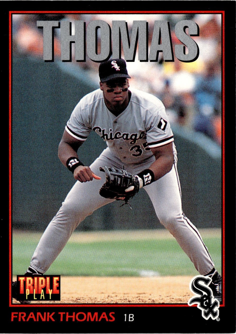 1993 Triple Play Frank Thomas graded slab