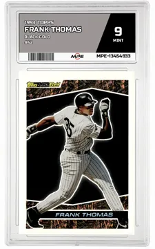 1993 TOPPS BLACK GOLD #42 FRANK THOMAS MPE 9 MINT — graded card up for auction
