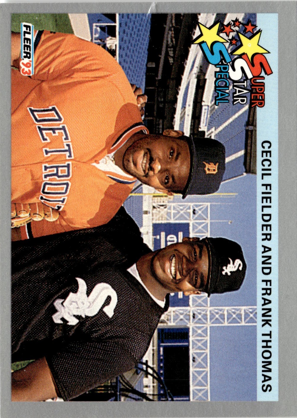 1993 Fleer C. Fielder/F. Thomas graded slab