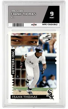 1995 SCORE #571 FRANK THOMAS MPE 9 MINT — graded card up for auction