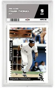 1995 SCORE #571 FRANK THOMAS MPE 9 MINT — graded card up for auction